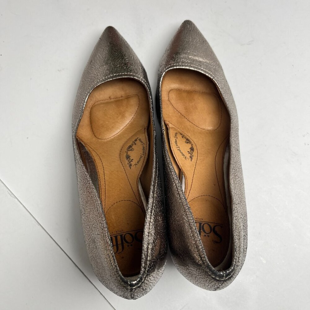 Sofft Brand woman heels.Size‎ 9.5M Leather Silver Gray - Picture 6 of 10